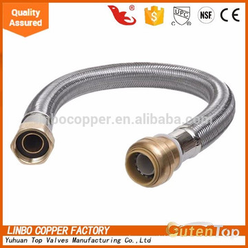 LBA40 galvanized metal stainless steel flexible /hydraulic flexible hose/toilet flexible hose
 galvanized metal stainless steel flexible /hydraulic flexible hose/toilet flexible hose